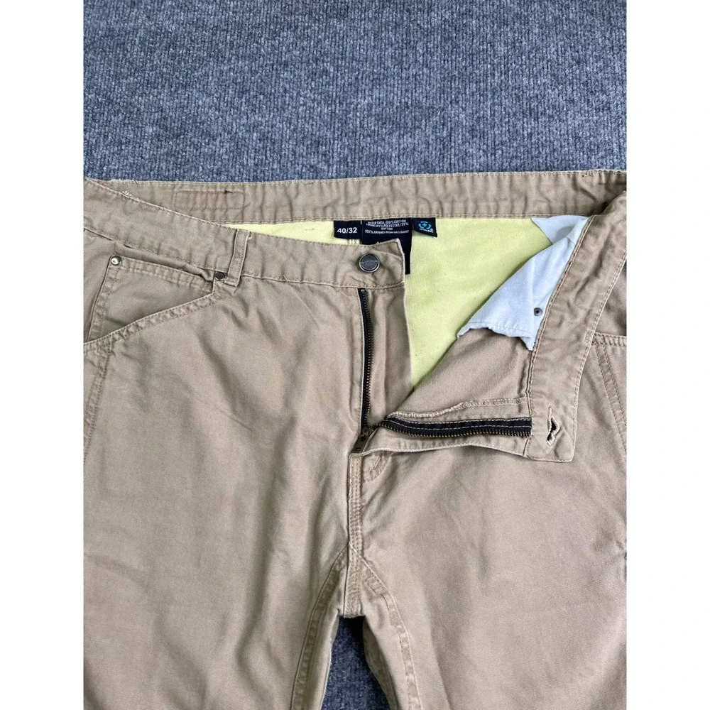 Iron Workers Cargo Pants Mens 40x32 Tan Aramid Reinforced Motorcycle Riding